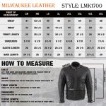 Milwaukee Leather LKM7006 Men’s Classic Retro Distressed Brown Leather Jacket with CE Armor Protection - Image 3