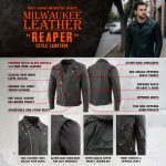 Milwaukee Leather LKM17010 Men’s Reaper Premium Matte Black Leather Motorcycle Biker Riders Jacket - Image 2