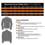 Milwaukee Leather Men’s Matte Black Street CE Armored Motorcycle Vented Jacket – Reflective – LKM17012 - Image 3