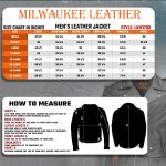 Milwaukee Leather LKM1703 Men’s Classic Black Premium Leather Motorcycle Biker Rider Jacket - Image 3