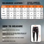 Milwaukee Leather LKM5713 Men’s Premium Black Cowhide Leather Racing Pants w/ CE Armor Knee Protection - Image 3