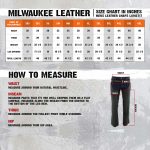 Milwaukee Leather LKM5717 Men’s Flat Black Premium Leather Motorcycle Rider Biker Chaps w/ Jean Pockets - Image 3