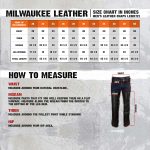 Milwaukee Leather LKM5721 Men’s Black Easy Fit Premium Leather Motorcycle Biker Rider Chaps - Image 3