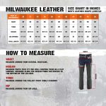 Milwaukee Leather LKM5722 Men’s Black Premium Leather Dual Comfort Motorcycle Biker Rider Chaps - Image 3