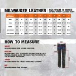 Milwaukee Leather LKM5725 Women’s Braided Black Premium Leather Motorcycle Rider Chaps - Image 3
