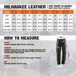 Milwaukee Leather LKM5726 Men’s Black Premium Leather Motorcycle Over Pants with Side Zipper and Snaps - Image 3