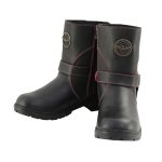 Milwaukee Leather MBL9318 Women’s Black Leather Harness Zip-Up Motorcycle Rider Boots w/ Pink Back Laces - Image 5