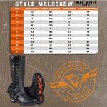 Milwaukee Leather Women’s Wide-Width Classic Black Leather 14-Inch Harness Square Toe Tall Motorcycle Boots MBL9365W - Image 3