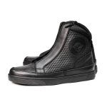 Milwaukee Leather Men’s Black Leather Diamond Patterned Reinforced Street Biker Riding Shoes w/ Ankle Support – MBM9104 - Image 9