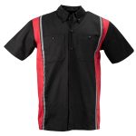 Milwaukee Motorcycle Clothing Co. Men’s Blk/Red Mechanic Work Shirt – w / Reflective Strip, Rider‑Built MDM11607 - Image 7