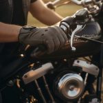 Milwaukee Leather MG7507 Men’s Grey Perforated Leather Full Finger Motorcycle Hand Gloves W/ Breathable ‘Open Knuckle’ - Image 2