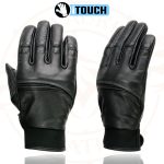 Milwaukee Leather MG7525 Men’s Black Leather i-Touch Screen Compatible Gel Palm Motorcycle Hand Gloves W/ Flex Knuckle - Image 5