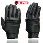 Milwaukee Leather MG7535 Men’s Black Leather with Gel Palm Motorcycle Hand Gloves w/ Flex Knuckles - Image 4