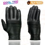 Milwaukee Leather MG7536 Men’s Black Leather Gel Palm Motorcycle Gloves w/ Flex Knuckles and Cool-Tec Treatment - Image 4