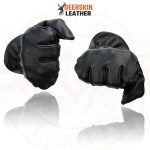 Milwaukee Leather MG7595 Men’s Black Deerskin Unlined Motorcycle Gloves w/ Cinch Wrist Closure - Image 11