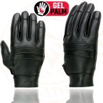 Milwaukee Leather MG7735 Women’s Black Leather Gel Palm Motorcycle Hand Gloves W/ Flex Knuckles - Image 5