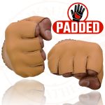 Milwaukee Leather MG7761 Women’s Saddle Leather Gel Palm Fingerless Motorcycle Hand Gloves W/ Stylish ‘Wrist Detailing’ - Image 4