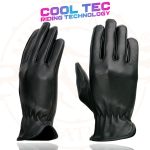 Milwaukee Leather MG7797 Women’s Black Leather Motorcycle Rider Unlined Gloves w/ Cool-Tec Leather Treatement - Image 5