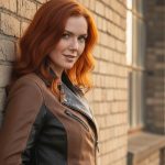 Milwaukee Leather MLL2508 Women’s ‘Dixie’ Vintage Crazy Horse Brown and Black Leather Motorcycle Rider Jacket - Image 4