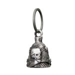 Milwaukee Leather MLB9045 ‘Helmet Skull’ Motorcycle Good Luck Bell | Key Chain Accessory for Bikers - Image 3