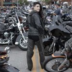 Milwaukee Leather MLL2516 Black Leather Rub-Off Leather Jacket with Hoodie for Women - Image 2