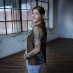 Milwaukee Leather MLL4508 Women’s ‘Trickster’ Vintage Two Tone Crazy Horse Brown and Black Leather Club Style Motorcycle Vest - Image 7