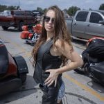 Milwaukee Leather MLL4560 Women’s Black Premium Leather Classic Braided Side Lace Deep V-Neck Motorcycle Rider Vest - Image 5