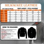 Milwaukee Leather MLM1502 Men’s Black Premium Leather Vented Motorcycle Biker Jacket w/ Cool-Tec Leather Treatment Tech - Image 3