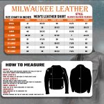 Milwaukee Leather Men’s Leather Shirt Jacket with Removable Hoodie and Patch Access – MLM1614 - Image 3
