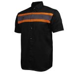 MMCC Men’s Petrol Classic Mechanic Button Up Shirt – Dual Chest Pockets – Microfiber Panel – Rider Ready – MMC16006 - Image 10