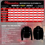 Milwaukee Motorcycle Clothing Co. Women’s Foxy Scooter Style Black Premium Leather Jacket w/ Mandarin Collar MMC20000 - Image 3