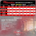 Milwaukee Motorcycle Clothing Co. Men’s Rocker Black Leather Premium Club Style Riders Vest MMC30002 - Image 3