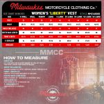 Milwaukee Motorcycle Clothing Co. Women’s Liberty Black and Purple Leather V-Neck Biker Vest w/ Side Lacing MMC40006 - Image 3