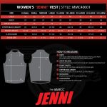 Milwaukee Motorcycle Clothing Co. Women’s Jenni Black Premium Leather V-Neck Side Lace Vest MMC40001 - Image 3