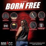 Milwaukee Motorcycle Clothing Co. Women’s Born-Free Tall Sizes Black Leather Vest w/ V-Neck, Side Lace, Snap MMC40002 - Image 2