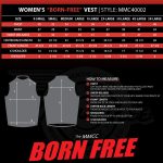 Milwaukee Motorcycle Clothing Co. Women’s Born-Free Tall Sizes Black Leather Vest w/ V-Neck, Side Lace, Snap MMC40002 - Image 3