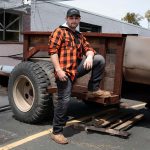 Milwaukee Leather MNG11642 Men’s Flannel Plaid Orange and Black Long Sleeve Cotton Button Down Shirt w/ Hoodie - Image 6