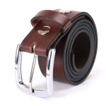 Milwaukee Leather MP7118 Men’s Brown Premium Leather 1.5 Inch Wide Belt with Interchangeable Buckle - Image 4