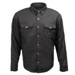 Milwaukee Leather Men’s Splitline Tundra 2-Tone CE Armored Protective Flannel – Kevlar Reinforced – MPM1673 - Image 17