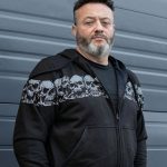Milwaukee Leather Men’s Bare Bones Black Reflective Skull CE Armored Riding Hoodie, Shoulder & Elbow Armor – MPM1798 - Image 7