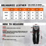 Milwaukee Leather MPM5730 Men’s Black and Grey Tri-Tex Fabric Motorcycle Rider Pants w/ CE Armor Protection - Image 3