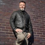 Milwaukee Leather Vintage SFM1808 Men’s Brown Leather Seamed Shoulder Zipper Front Jacket - Image 5