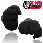 Milwaukee Leather SH44612 Men’s Black Textile Mesh Gel Palm Motorcycle Mechanics Hand Gloves W/ Amara Cloth Bottom - Image 4