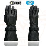 Milwaukee Leather Men’s Gauntlet Motorcycle Hand Gloves-Removeable Zip-Off-Long Cuff Thermal Lined Gel Palm-SH710 - Image 6