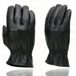 Milwaukee Leather SH734 Men’s Black Thermal Lined Leather Motorcycle Gloves w/ Cinch Wrist Closure - Image 4
