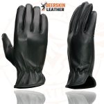 Milwaukee Leather SH886 Women’s USA Deerskin Black Leather Unlined Lightweight Motorcycle Rider Gloves - Image 5