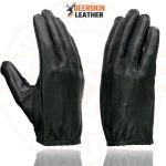 Milwaukee Leather SH887 Men’s USA Deerskin Black Leather Unlined Lightweight Motorcycle Riders Gloves - Image 5