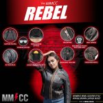 Milwaukee Motorcycle Clothing Co. Women’s Rebel Scooter Style Vinage Brown Leather Jacket w/ Mandarin Collar MMC20003 - Image 2