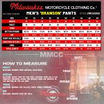 Milwaukee Motorcycle Clothing Co. Men’s Branson Black Premium Leather Biker Lined Pants –  5-Pocket  MMC50000 - Image 3