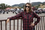 Hot Leathers FLL3009 Ladies Black and Red Flannel Long Sleeve Shirt - Image 9